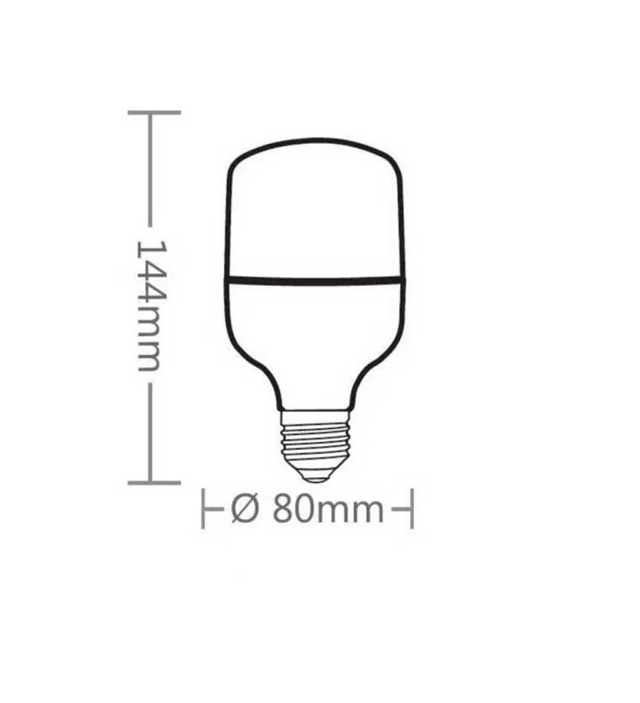 Lâmpada High Led Bulbo E27 Taschibra 6500k G Haus G Haus 4312