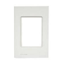 Placa 4X2 Sem Suporte Delta Mondo Soprano 3 Postos Branco