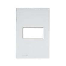 Placa 4X2 Sem Suporte 1 Posto Delta Mondo Soprano Branco