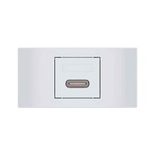 Modulo Tomada Usb-C Bivolt Revita Soprano Branco