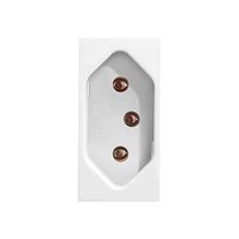 Módulo Tomada 2P+T 20A 250V Revitá Soprano Branco
