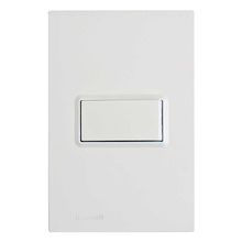 Conjunto Montado 4X2 1 Interruptor Simples 16A 250V Delta Mondo Soprano Branco