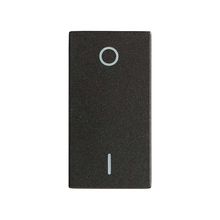 Módulo Interruptor Bipolar Simples 10A 250V Revita Soprano Carbono