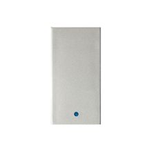 Módulo Interruptor Delta Mondo Soprano Paralelo Com Luz 16A 250V Alumínio
