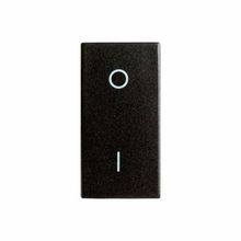 Módulo Interruptor Delta Mondo Soprano Bipolar Simples 16A 250V Carbono