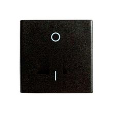 Módulo Interruptor Delta Mondo Soprano Bipolar Simples 2M 25A 250V Carbono