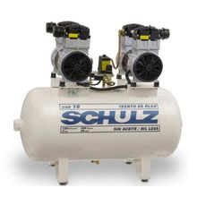 Compressor de Ar 18PCM/510PSI Schulz CSD 18/100 1,5CV 100L Isento óleo
