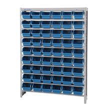 Estante Gaveteiro Porta-Componentes Marcon EF54/5A 54 Gavetas Azul