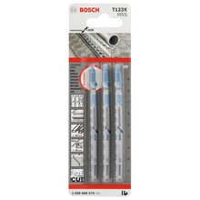 Lâmina Serra Tico-Tico Bosch T123XF Progressor Metal com 3 Peças