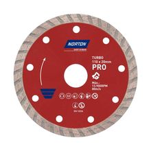 Disco Diamantado 110 X 20mm Norton PRO Marmorista