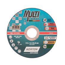 Disco De Corte Norton Multi Corte 4.1/2" X 1,0 X 7/8"