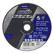 Disco de Desbaste 3" x 7,0 x 3/8" Norton Blue Fire