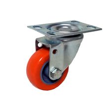 Rodízio Giratório poliuretano Rod Car GLR 210 UP com eixo