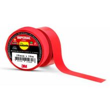 Fita Isolante Imperial 3M Vermelho 18mm X 10m