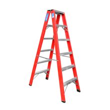 Escada Pintor Dupla Fibra 4,80 Metros Alulev Fp116 16 Degraus