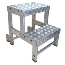 Banqueta Alulev Bi 501 Alumínio Industrial 50Cm Com 2 Degraus