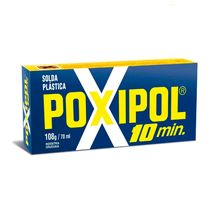 Cola Poxipol 10 Minutos Metálico 108g