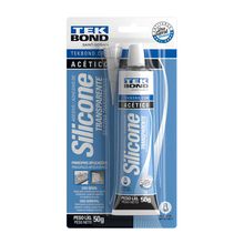 Silicone Acético Tekbond Blister 50g Transparente