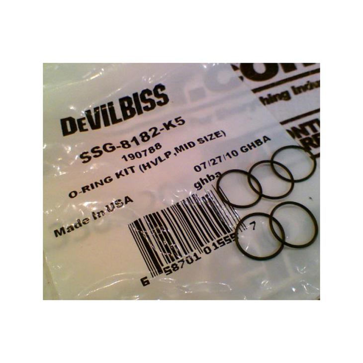 Anel O-Ring Devilbiss Ssg-8182-K5 Para Os Modelos Jghv / Msv | G-Haus ...