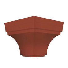 Canto Rodaforro PVC Externo Plasbil Mogno