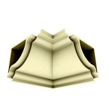 Canto Rodaforro PVC Interno Premium Plasbil Creme