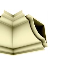 Canto Rodaforro PVC Interno Premium Plasbil Creme