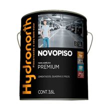 Tinta Acrílica Fosca Piso Novopiso Hydronorth Branco