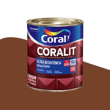 Tinta Esmalte Alto Brilho Coralit Ultra Resistência Coral Tabaco