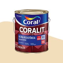 Tinta Esmalte Alto Brilho Coralit Ultra Resistência Coral Marfim