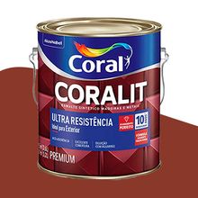 Tinta Esmalte Alto Brilho Coralit Ultra Resistência Coral Colorado