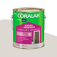 Tinta Acrílica Fosca Coralar Mais Resistente Coral Branco Gelo