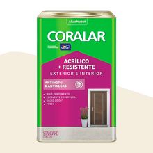 Tinta Acrílica Fosca Coralar Mais Resistente Coral Branco