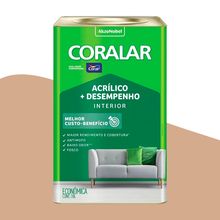 Tinta Acrílica Fosca Coralar Mais Desempenho Coral Camurça