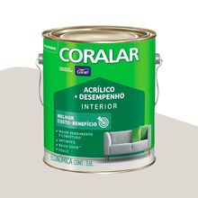 Tinta Acrílica Fosca Coralar Mais Desempenho Coral Branco Gelo