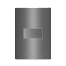 Conjunto Montado 4X2 1 Função Interruptor Simples 10A 250V Revita Soprano Concreto