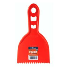 Espátula Plástica Dentada Com Cabo 10cm Atlas 151/10