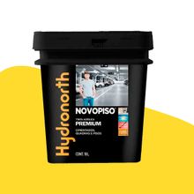 Tinta Acrílica Fosca Piso Novopiso Hydronorth Amarelo Demarcação