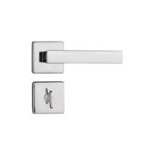 Fechadura Zamac Banheiro Roseta Quadrada Concept Pado
