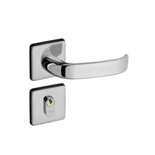 Fechadura Zamac Banheiro Roseta Quadrada Concept Cromado Pado