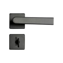 Fechadura Zamac Banheiro Roseta Quadrada Concept Preto Pado