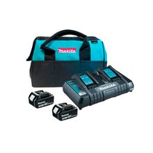 Kit Carregador DC18RD e 2 Baterias BL1830B Makita 220V