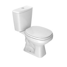Vaso Sanitário com Caixa Acoplada + Kit Instalação Aspen Deca Branco
