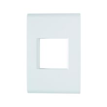 Placa 2 Postos Juntos 4X2 Liz Tramontina Branco