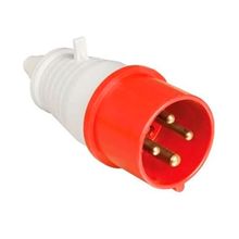 Plug Industrial 32A Vermelho 4 Polos Weg