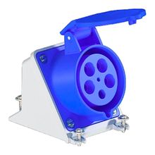Tomada Industrial Sobrepor 32A 5 Polos Azul Weg