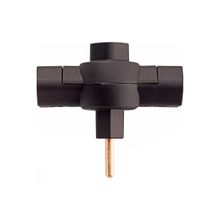 Plugue T Priscus Tramontina 10A Preto 2 Pinos