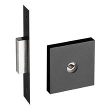 Fechadura Zamac Trava Tetra Roseta Quadrada Preto Texturizado