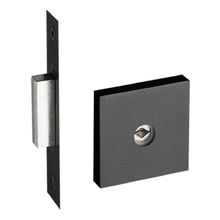 Fechadura Zamac Externa Trava Tetra Roseta Quadrada Preto Texturizado