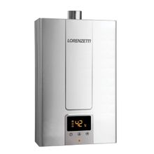 Aquecedor Água Gás 25L Digital LZ-2500D GLP Inox Lorenzetti
