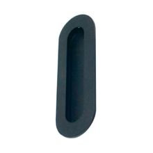 Puxador Inox Concha Cavidade Redonda Pado Preto